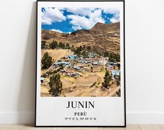 Junin Poster, Junin Peru, Peru Picture, Peru Print, South America Picture, South America Photo, Travel Print