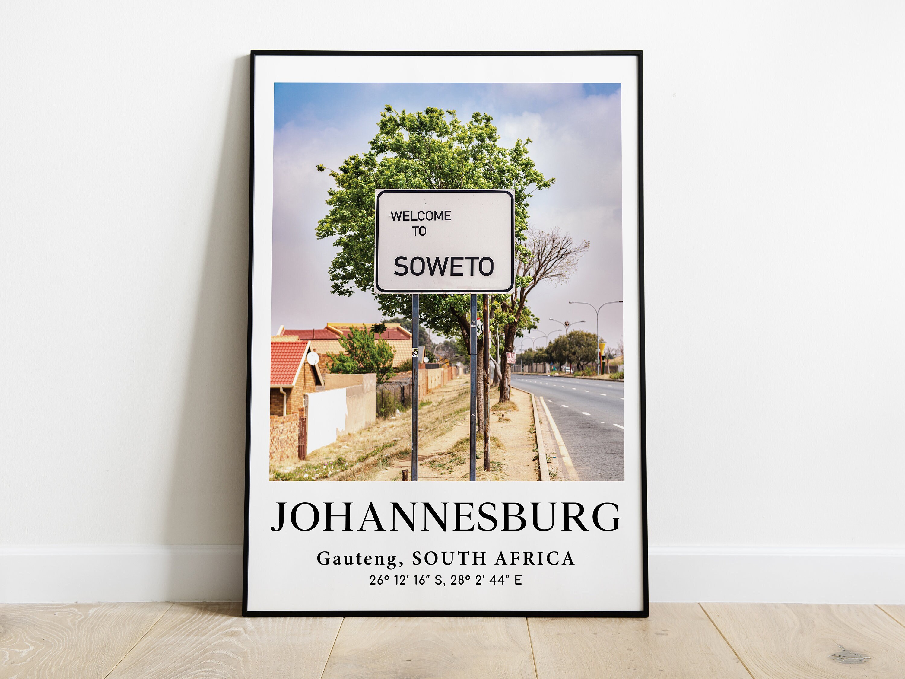 Johannesburg Poster, Gauteng Picture, South Africa City Photo, South