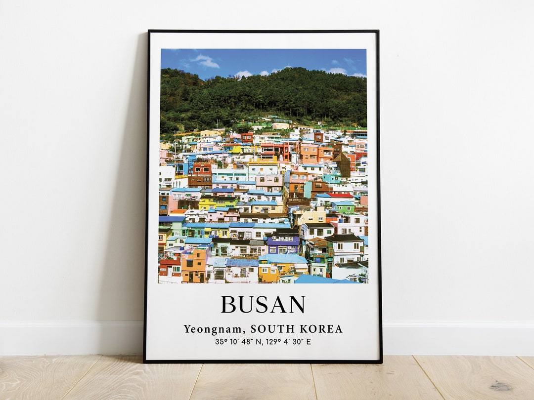 Busan Poster Busan Picture South Korea City Poster Korea - Etsy