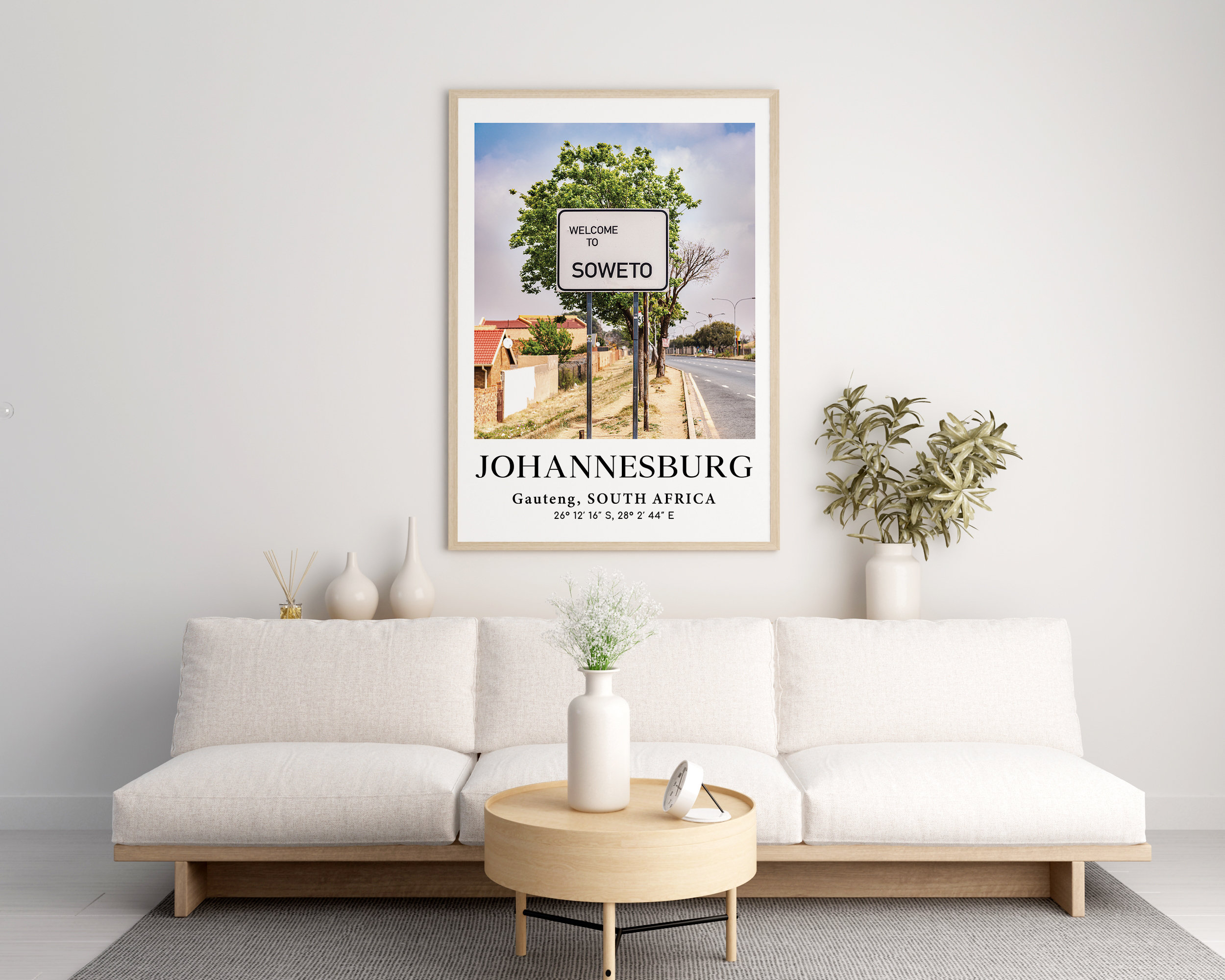 Johannesburg Poster, Gauteng Picture, South Africa City Photo, South