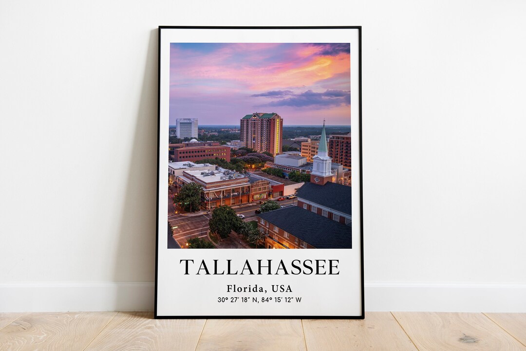 Tallahassee Poster, Tallahassee Picture, Florida Photo, United States