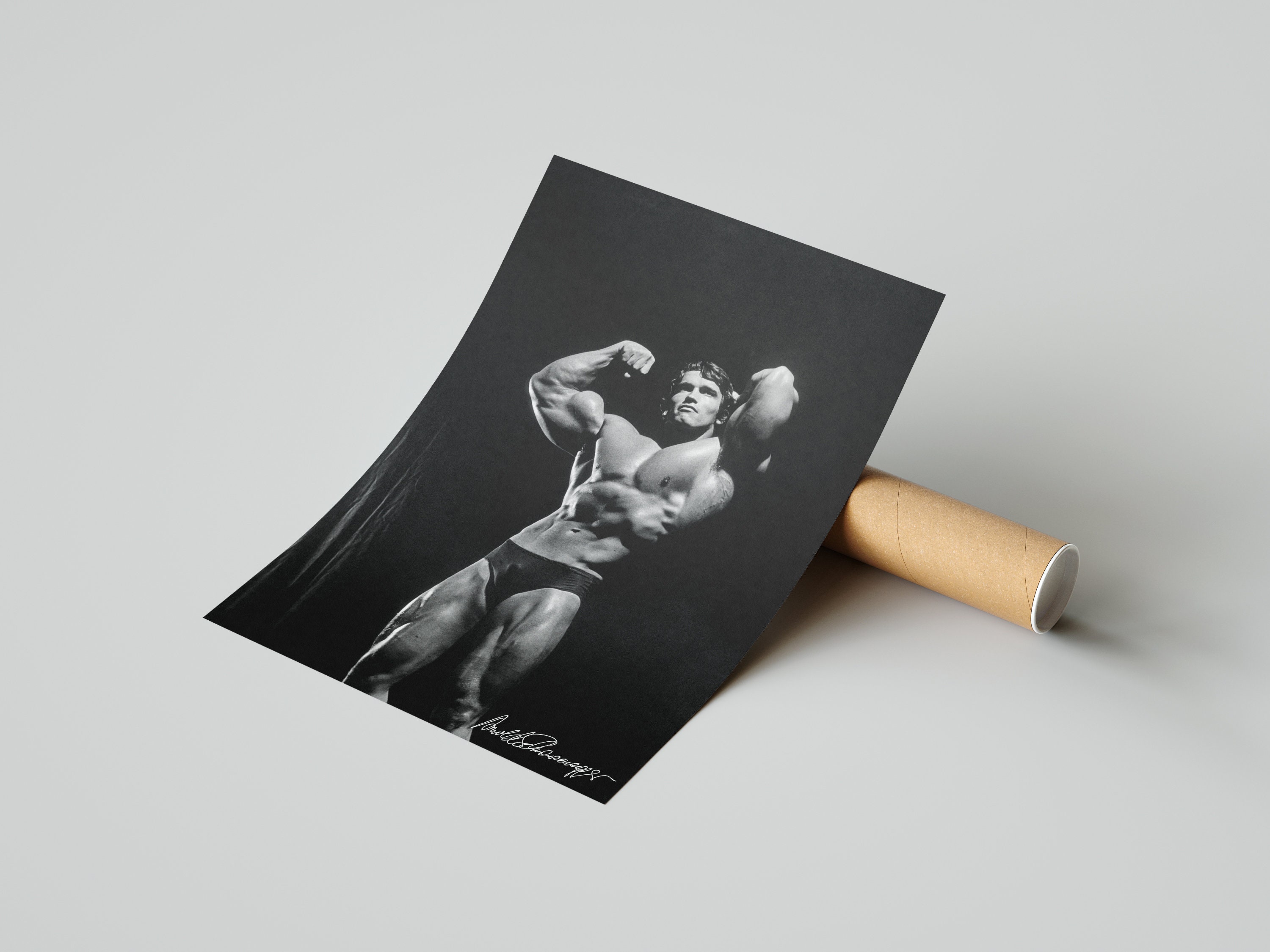 Arnold Schwarzenegger Signed Poster, Bodybuilding Poster sold by