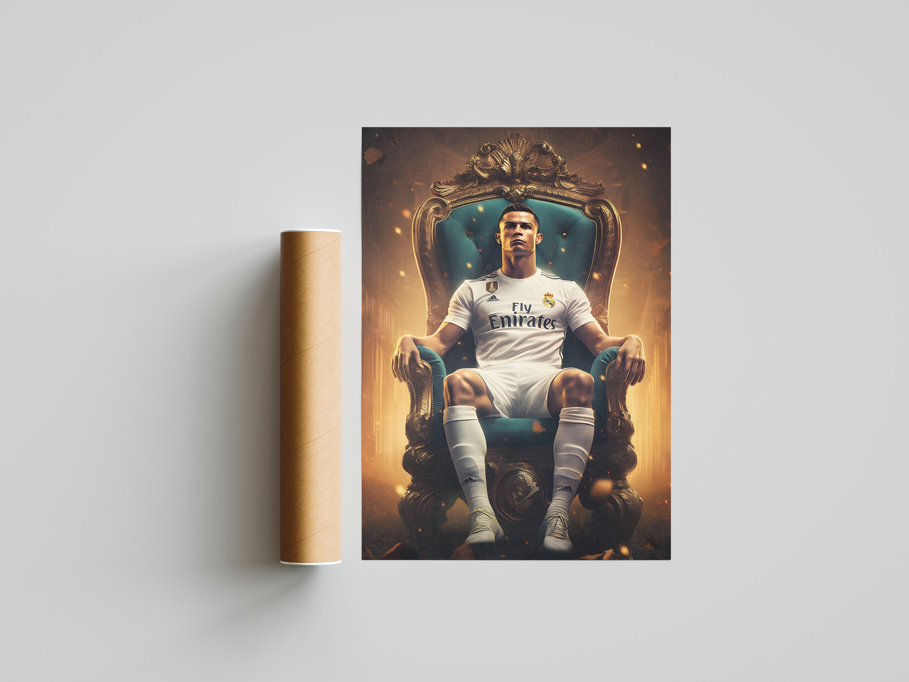 CRISTIANO RONALDO FOOTBALL SOCCER MADRID POSTER PICTURE PRINT Size A5 to A0  *NEW