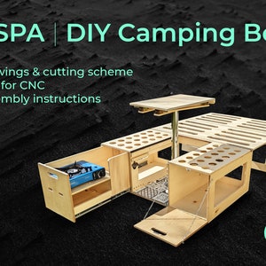 ASPA Camping Box DIY Zeichnungen, DXF-Dateien & Montageanleitungen Bild 1