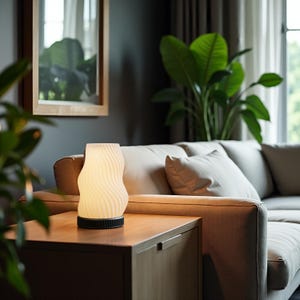 3D Printables Lamp Model STL, Table Lamp, Bedside Lamp, Modern Desk Lamp