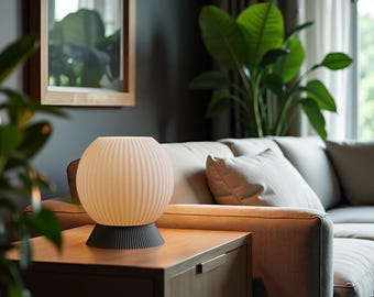 3D Printables Lamp Model STL, Table Lamp, Bedside Lamp, Modern Desk Lamp