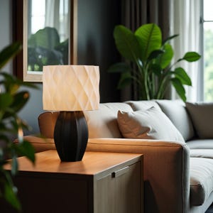 3D Printables Lamp Model STL, Table Lamp, Bedside Lamp, Modern Desk Lamp