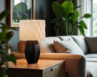 3D Printables Lamp Model STL, Table Lamp, Bedside Lamp, Modern Desk Lamp