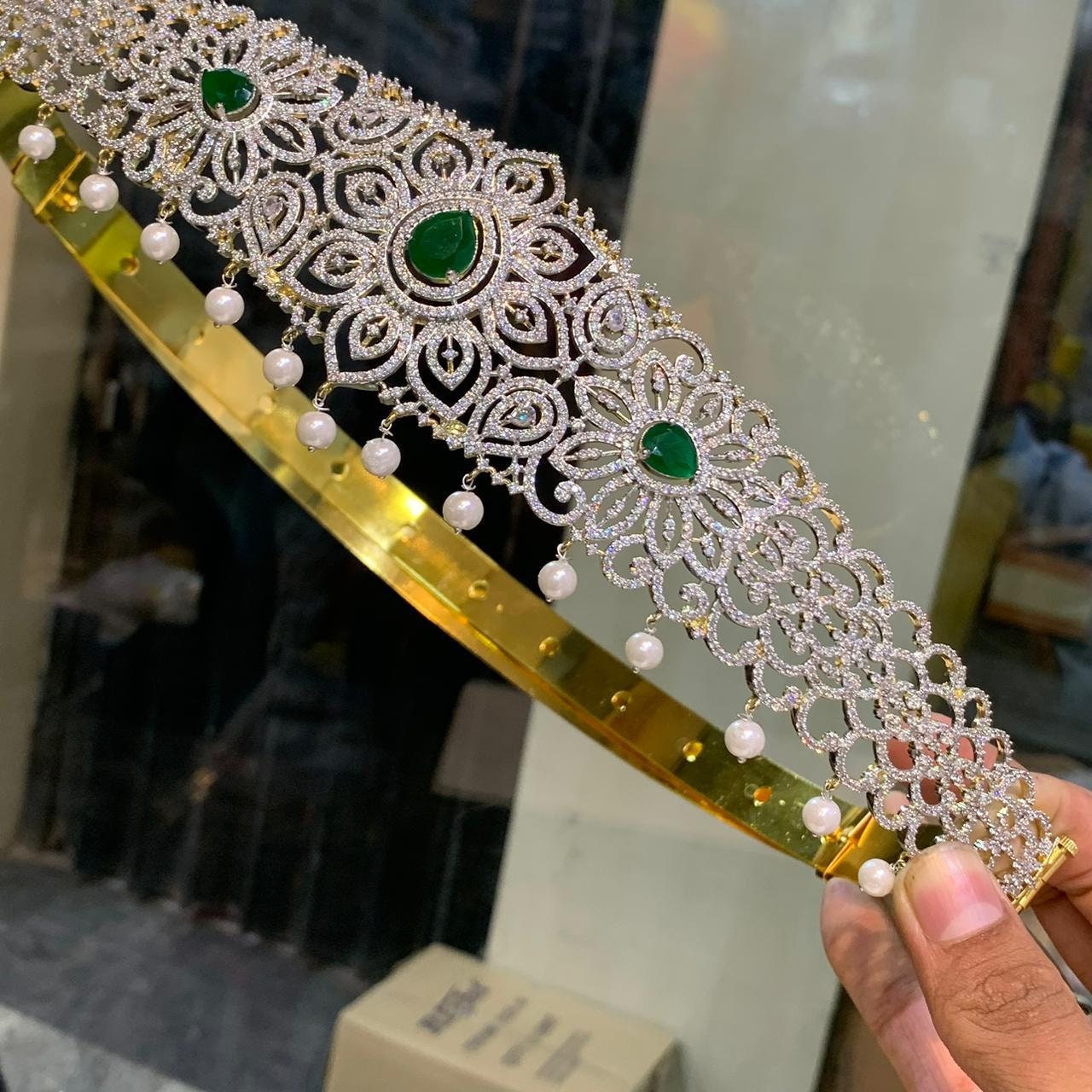 American Diamond Hipbelt Saree Belt Hip Chain Kamarbandh Waist Belt CZ  Wedding Bridal Belt Silver Vaddanam Sari Belt Bridal Belt Rhinestone - Etsy