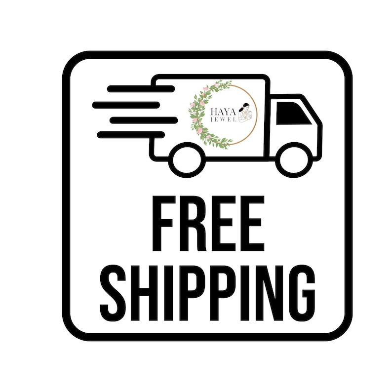 HayaJewel offers free shipping no minimum cart value on etsy