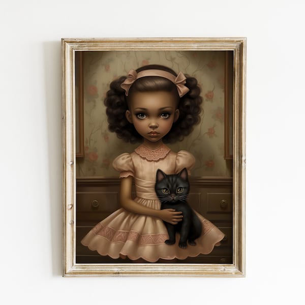 Sweet Glance. Mark Ryden inspired Artwork. Limited Edition. digital download. printable image