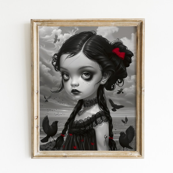 Aveline: Mark Ryden inspired. Limited Edition. Popsurrealism Artwork, available for Download and Print.