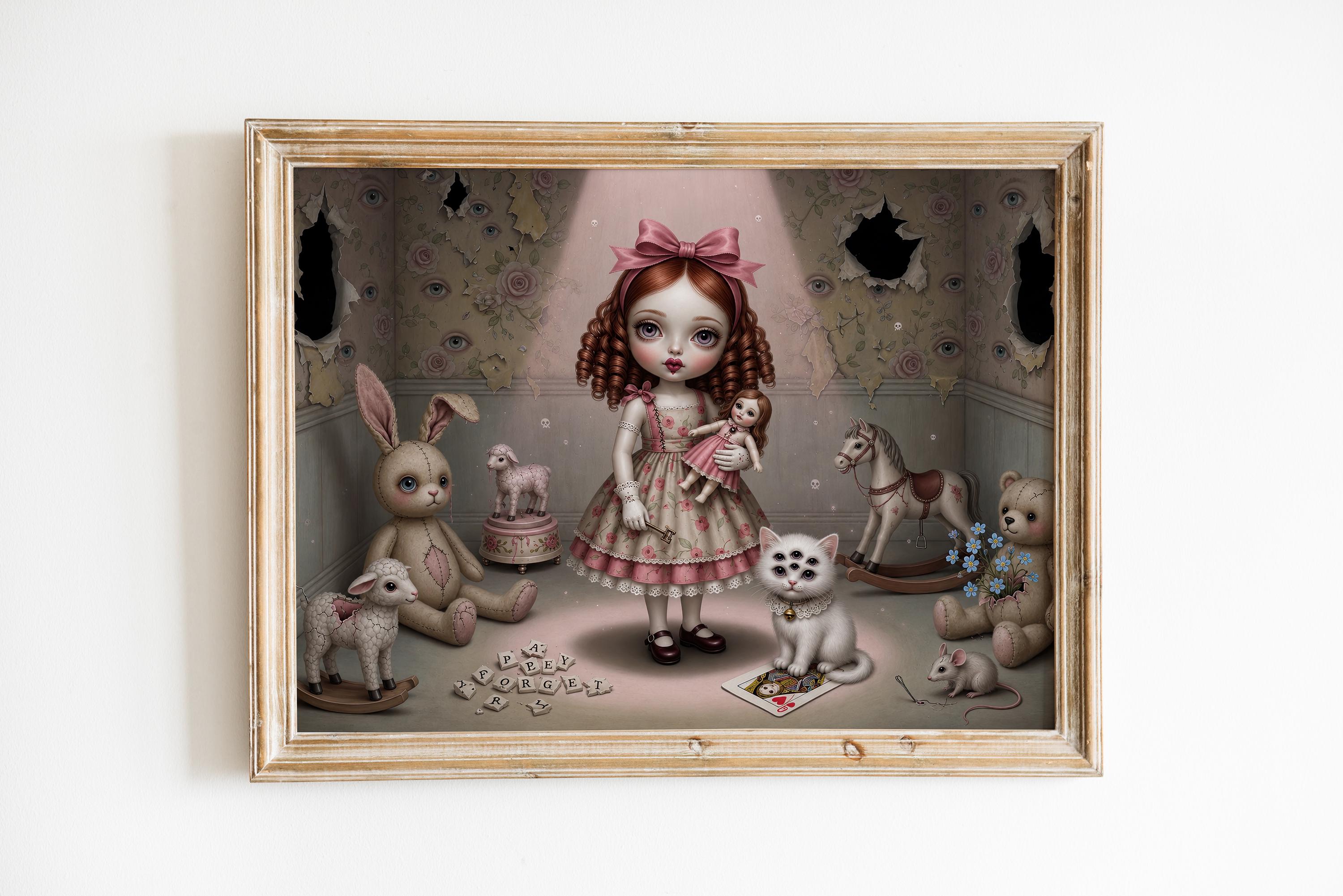 ロウブロウアート アクリル画 オリジナルキャラクターアート ロウブロウアート アクリル画 オリジナルキャラクターアート ロウ