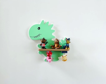 Tonie shelf - Babydino - Tonie shelf for the children's room | Tonie storage for 10 Tonies | Tonie shelf with magnets | Toniebox shelf