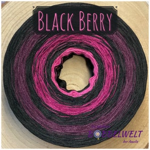 Bobbel "Black Berry" 3-5fädig