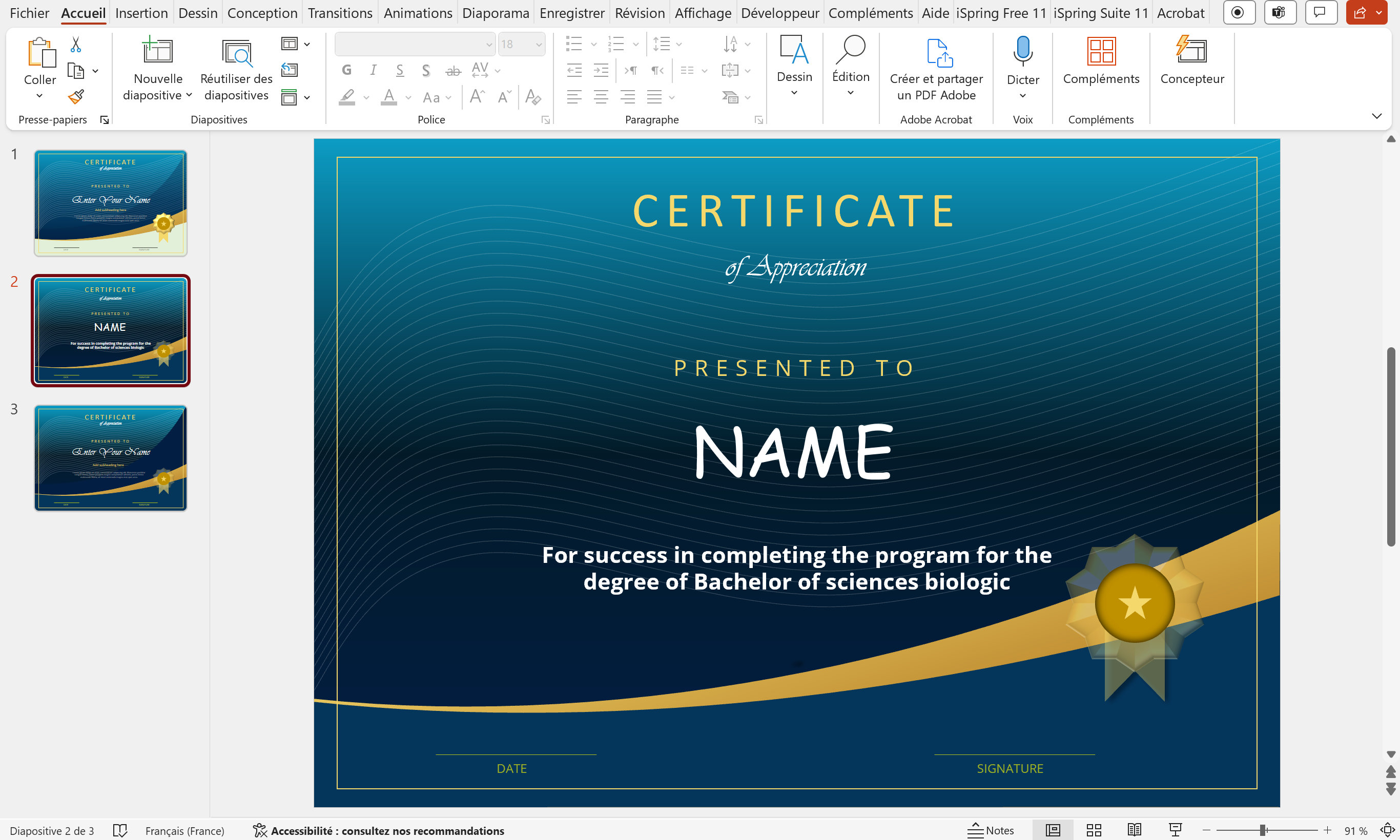 Image 8 for Powerpoint Certificate Templates Free Download