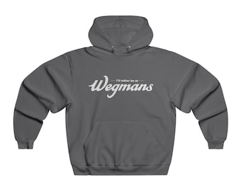 Preferirei essere da Wegmans - Felpa con cappuccio unisex