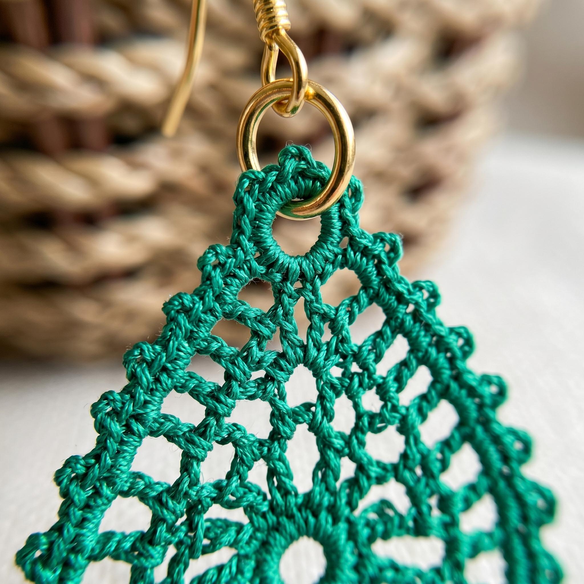 Dangle Earring Patterns 25 in 1 Crochet Earrings Vol 2 Pattern PDF | Micro Crochet Jewelry ...