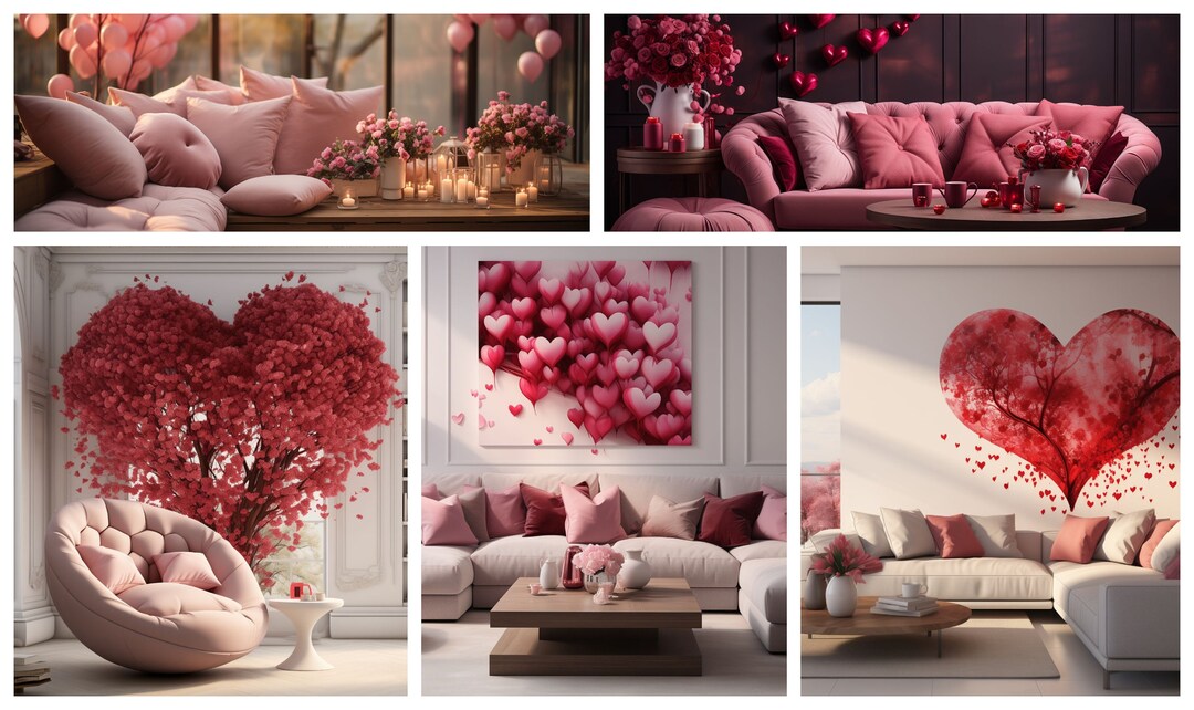 Valentines Day Zoom Background Romantic Zoom Background Valentine's Day