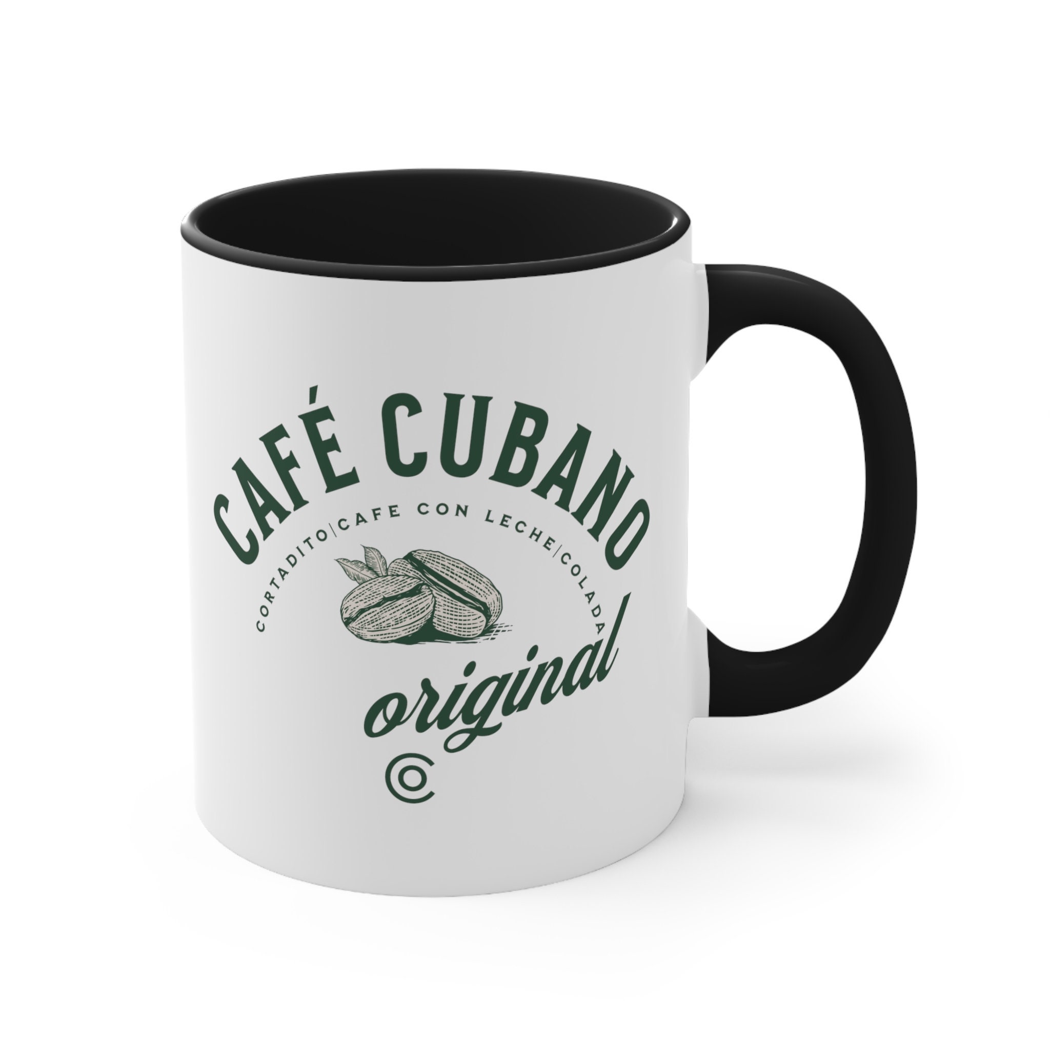 Cuban Coffee Mug, Cafe Con Leche, Cafecito, Cortadito, Colada