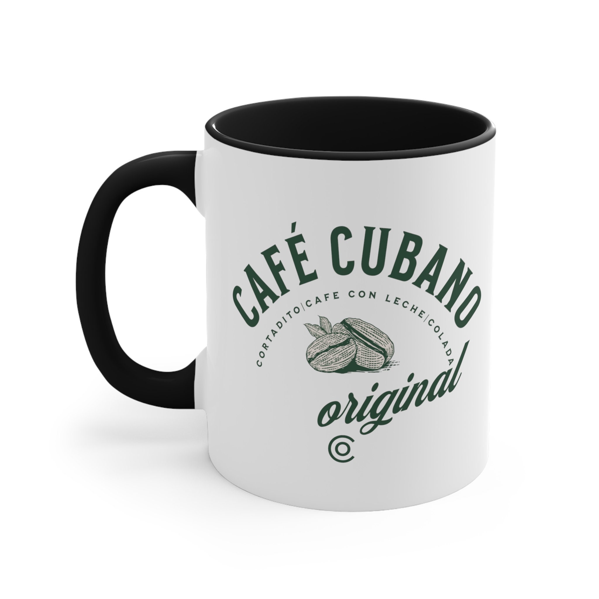 Cuban Coffee Mug, Cafe Con Leche, Cafecito, Cortadito, Colada