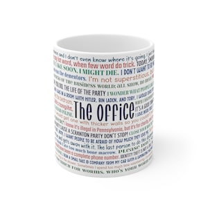 The Office TV Show Mug | The Office Quotes | Gift for Fan of The Office | Gift for The Office Lover | Funny Quotes Mug | Under Mifflin Mug