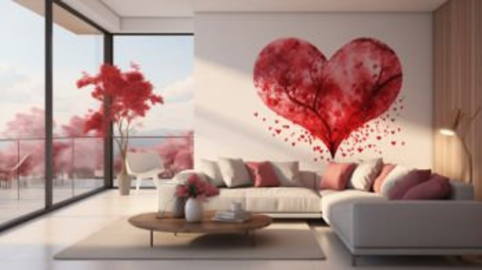 Valentines Day Zoom Background Romantic Zoom Background Valentine's Day