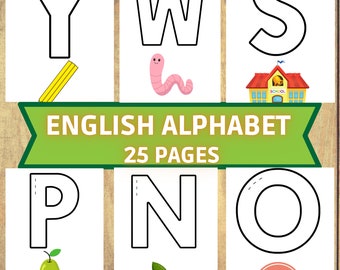 Coloring pages ,English alphabet coloring ,Coloring preschool Pages, Letters coloring, Preschool Pages Learning Colorin,Funny activity