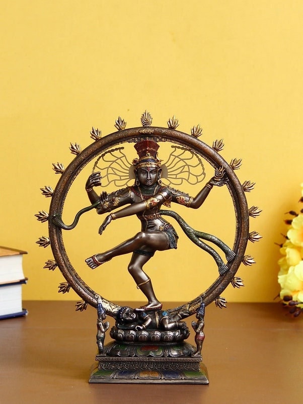 Brass Nataraja Statue, Dancing Shiva, Nataraja Statue, 35 Cm, Big Large  Brass Nataraja Idol, Nataraja Murti, Yoga Room Decor 