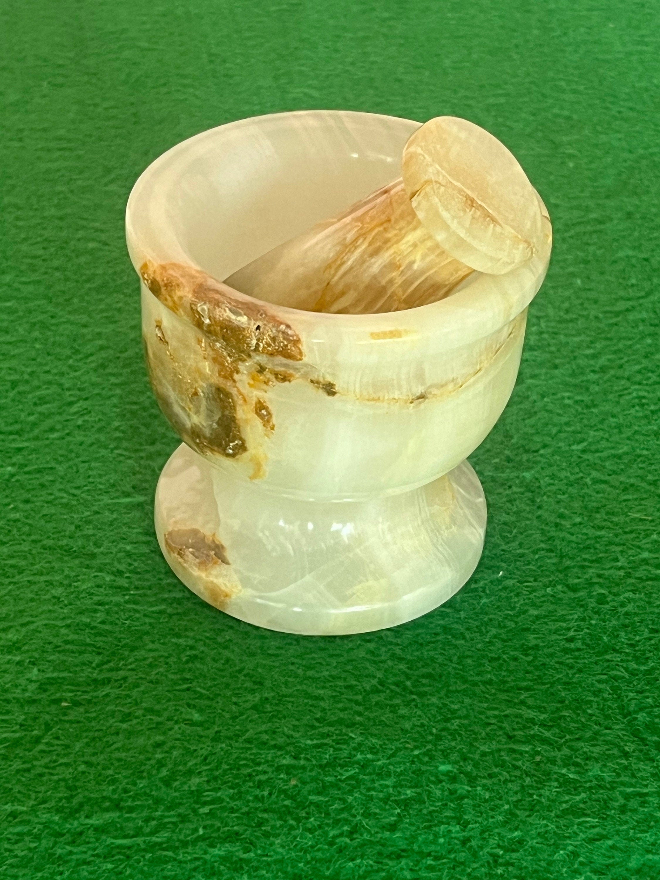 Onyx Mortar and Pestle Sardonyx Molcajete Onyx Crystal Etsy