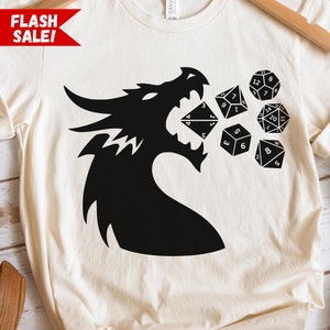 Dungeons and Dragons Shirt, Vintage DnD Gaming T-Shirt, Dragons Graphic Tee, Fantasy TTRPG Shirt, Dungeon Master Gift For Board Game Lover