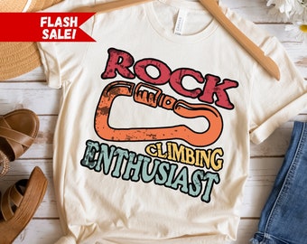 Camisa de escalada en roca vintage, escalador de rocas, camisa de escalada de montaña retro, camiseta de escalada, camisa de escalada de plomo, regalo de escalador deportivo para escalador