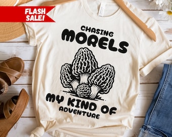 Morel Mushroom Shirt, Forage For Fungi Shirt, Mushroom Hunting Shirt, Morel Hunting Sweatshirt, Morel Mushroom Hoodie, Morel Gift For Dad