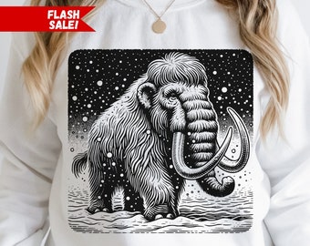 Woolly Mammoths Shirt, Ice Age Woolly Mammoths, Woolly Mammoth Graphic Tee, Extinct Animal Shirt, Dinosaur Gift For Paleontologist Shirt
