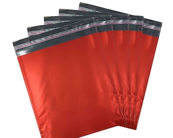 Metallic Foil Self-adhesive Gift Bags, 50-100pcs per package, great for jewelry sellers, S (7x9cm), M(11x12cm),L (12x17cm), XL(15x25cm)
