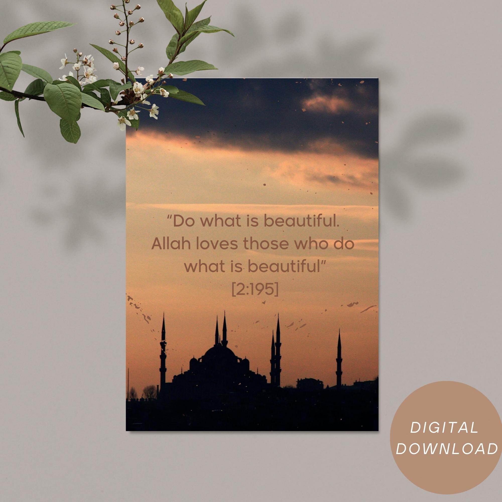 Islamic Wall Art Printable Islamic Wall Art - Etsy