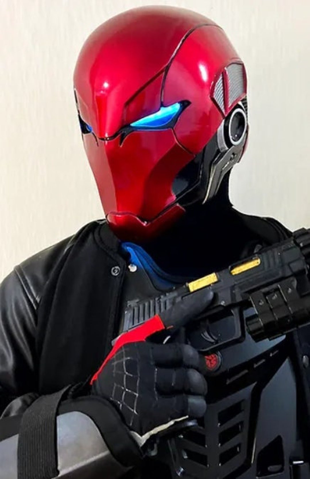 Red Hood Helmet Cosplay / DC Helmet / DC Cosplay / Gotham Etsy