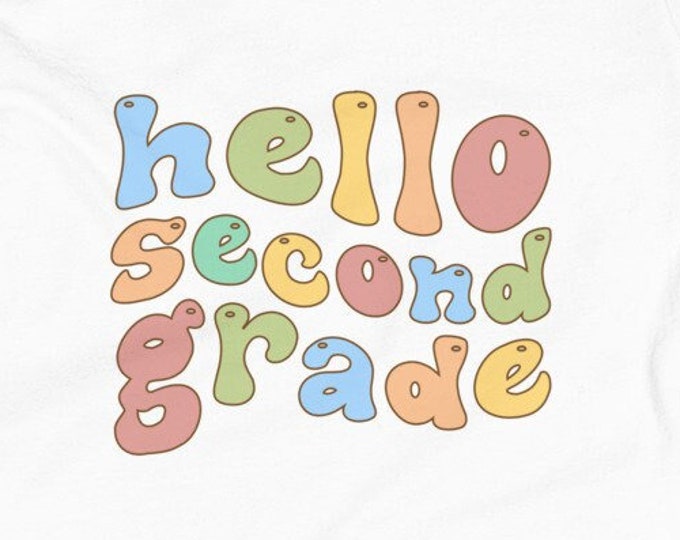 Second Grade TShirt, Back to School, First day of Second Grade Shirt