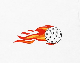 Pickleball TShirt - Flames