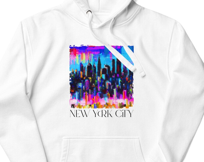 NYC Streetwear Hoodie, New York City Skyline Graphic Tee