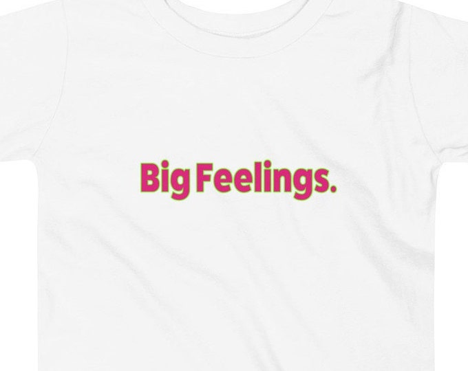 Preschooler T-Shirt, Big Feelings TShirt