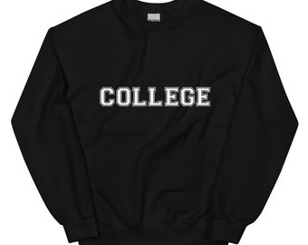 College Sweatshirt, College Humor Sweatshirt