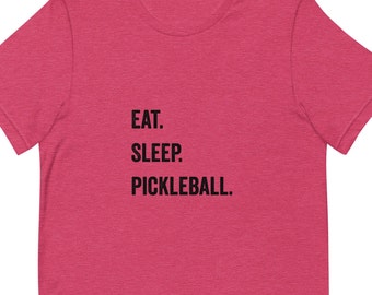 Pickleball TShirt - Eat Sleep Pickleball