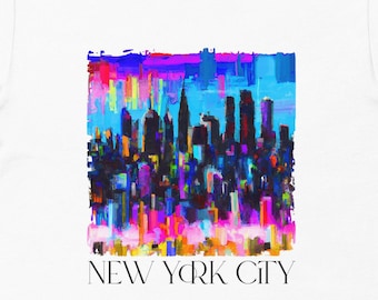 New York City Skyline Abstract TShirt