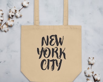 Organic Cotton Tote Bag, NYC Tote Gift