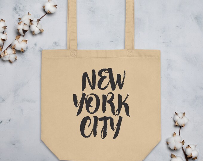 Organic Cotton Tote Bag, NYC Tote Gift