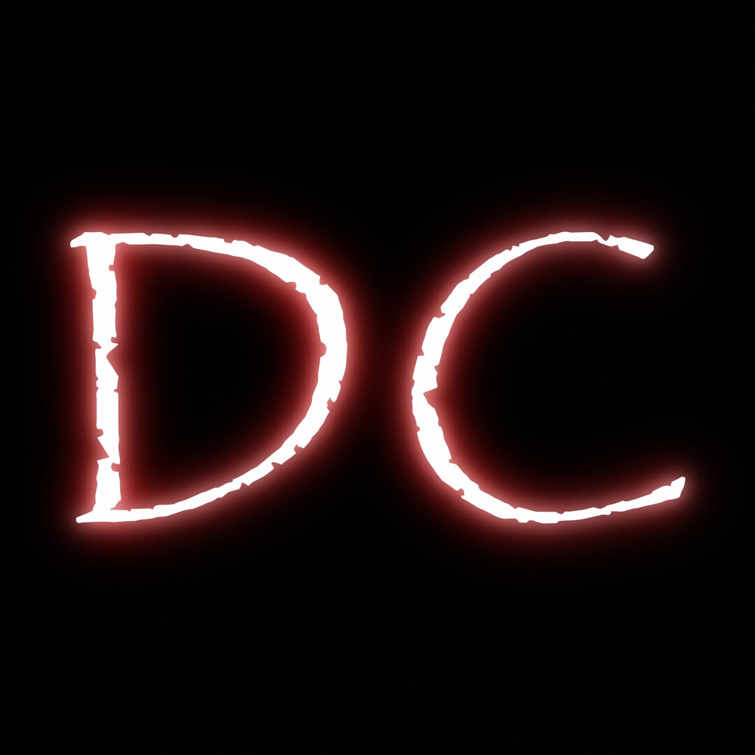 Neon Red Alphabet PNG Digital Files Alphabet A to J Clipart - Etsy