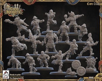 Ugni Chess Knights Human Fantasy Football Team