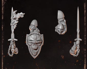 Greytide Studios Cursed Company Hero Packs Bits Fantasy Sci-Fi