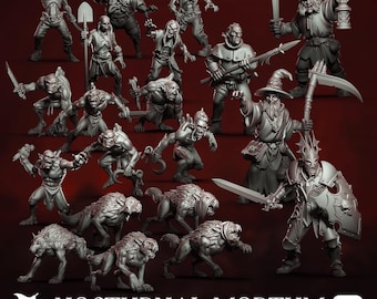 Punga Nocturnal Mortum Warband - Undead Fantasy Skirmish Battles